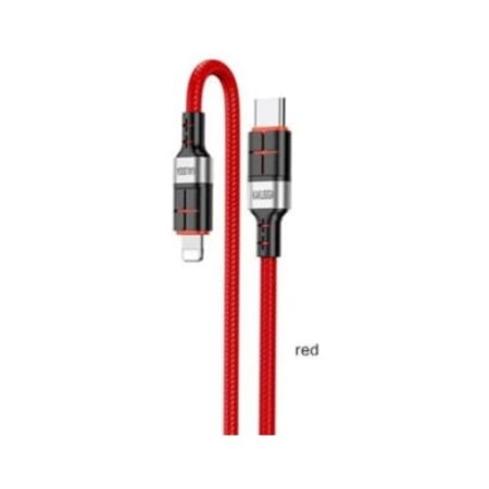 Kabel USB Kakusiga KSC-696 Light 1.2m 2.4A czerwony